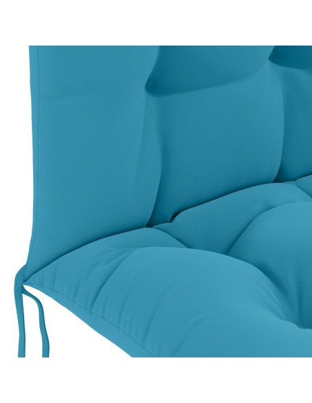 Cuscino per Lounger Sole PUTTEN 100% Poliestere Azzurro