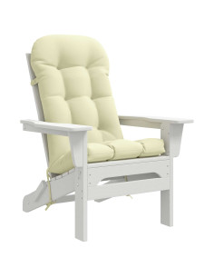 Cuscino per Lounger Sole PUTTEN 100% Poliestere Crema 2