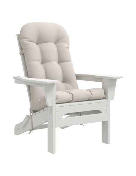 Cuscino per Lounger Sole PUTTEN 100% Poliestere Bianco