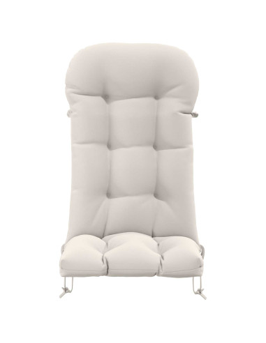 Cuscino per Lounger Sole PUTTEN 100% Poliestere Bianco