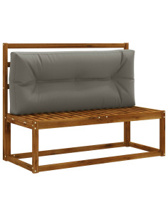 Cuscino per schienale di pallet VIANEN 100% Poliestere Grigio 2