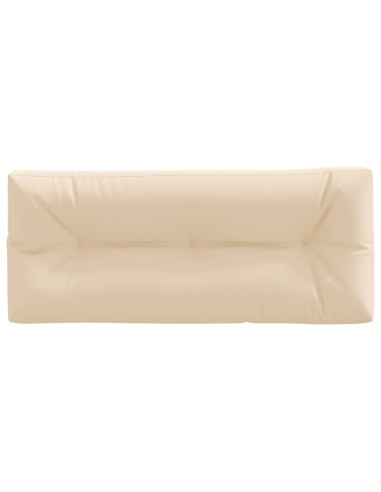 Cuscino per schienale di pallet VIANEN 100% Poliestere Crema