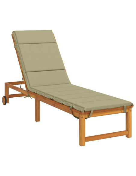 Cuscino per Lettino GEMERT 100% Poliestere Verde chiaro