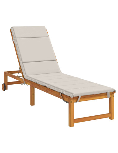 Cuscino per Lettino GEMERT 100% Poliestere Bianco