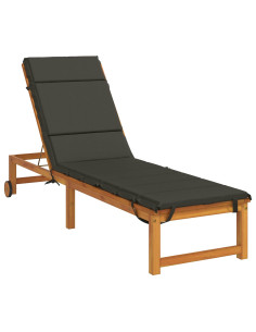 Cuscino per Lettino GEMERT 100% Poliestere Antracite 2