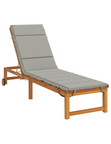 Cuscino per Lettino GEMERT 100% Poliestere Grigio