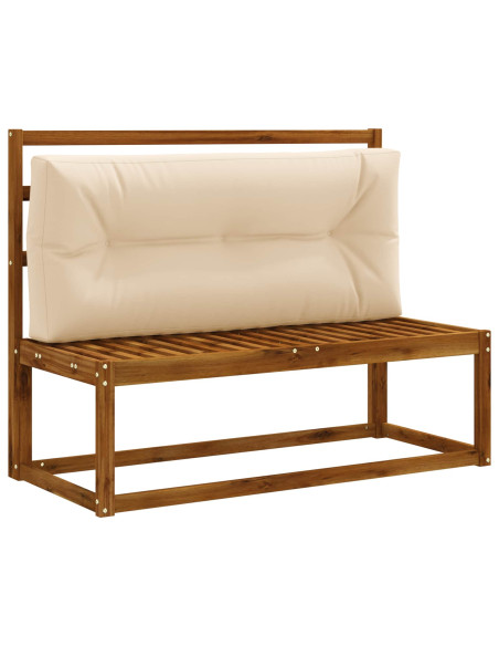 Cuscino per schienale di pallet VIANEN 100% Poliestere Crema