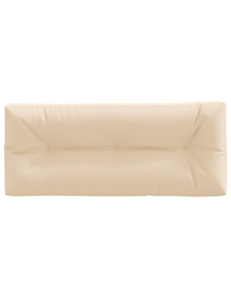 Cuscino per schienale di pallet VIANEN 100% Poliestere Crema