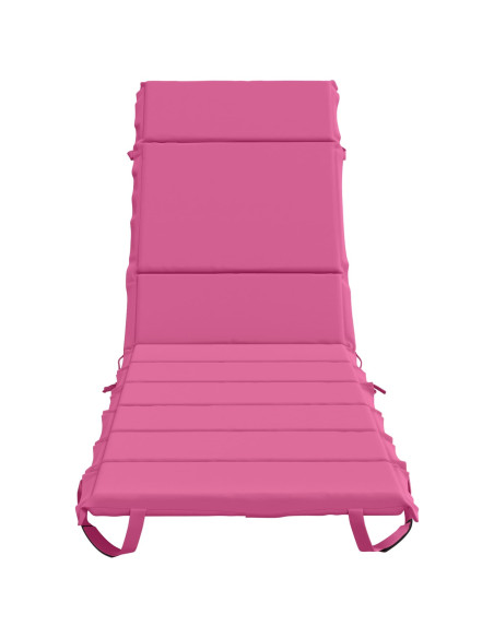 Cuscino per Lettino GEMERT 100% Poliestere Rosa 200 x 50 x 3 cm