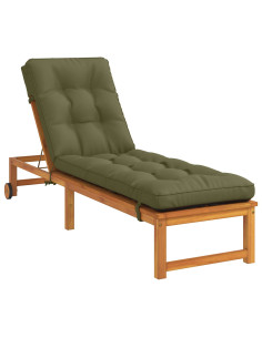 Cuscino per Lettino VIANEN 100% Poliestere Verde Oliva 2