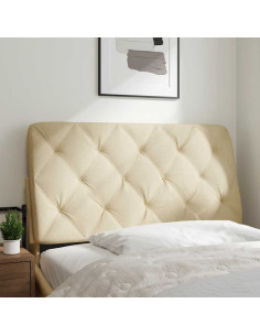 Cuscino Testiera Crema 100 cm in Tessuto