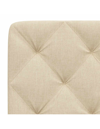 Cuscino Testiera Crema 100 cm in Tessuto