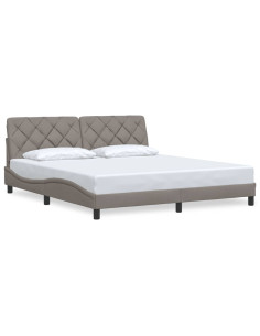 Giroletto senza Materasso Tortora 180x200 cm in Tessuto 2