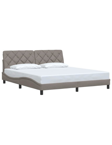 Giroletto senza Materasso Tortora 180x200 cm in Tessuto