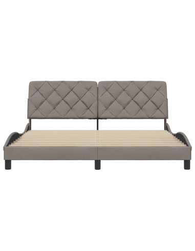 Giroletto senza Materasso Tortora 180x200 cm in Tessuto