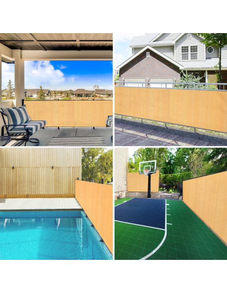 Rete per Privacy Sabbia 1x25 m in HDPE 75 g/m²