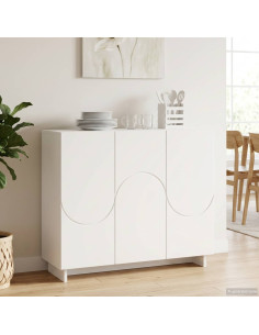 Credenza Bianco 85,5 x 31 x 75 cm Legno ingegnerizzato