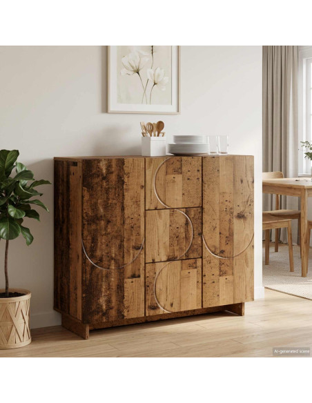 Credenza Legno antico 85,5 x 31 x 75 cm Legno ingegnerizzato