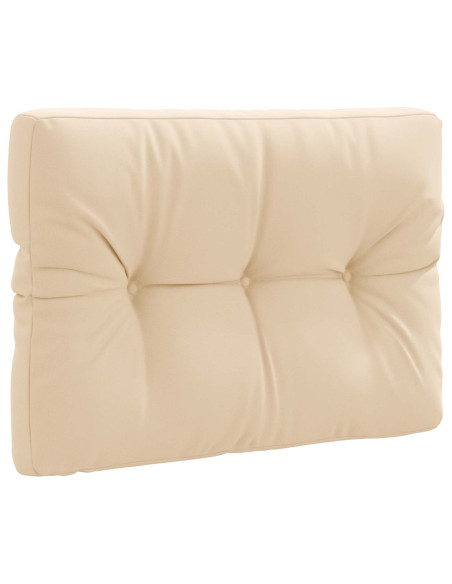 Cuscino per schienale di pallet VIANEN 100% Poliestere Crema