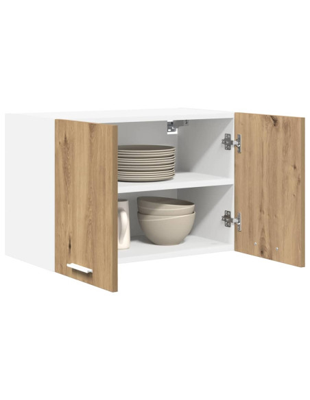 Armadio pensile Rovere Artigiano e Bianco 60 x 31 x 40 cm