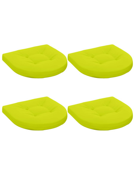 Cuscini per Sedia in 4 Pezzi 4 pz 100% Poliestere