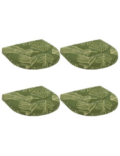 Cuscini per Sedia in 4 Pezzi 4 pz 100% Poliestere