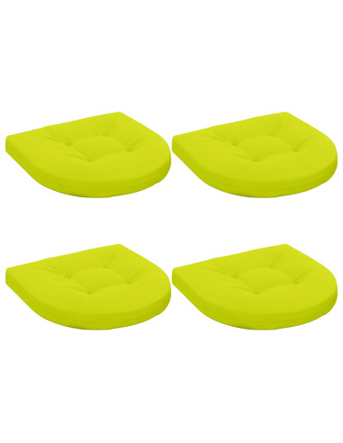 Cuscini per Sedia in 4 Pezzi 4 pz 100% Poliestere