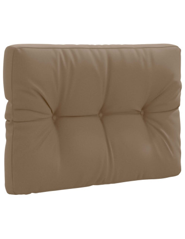 Cuscino per schienale di pallet VIANEN 100% Poliestere Tortora
