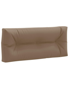 Cuscino per schienale di pallet VIANEN 100% Poliestere Tortora