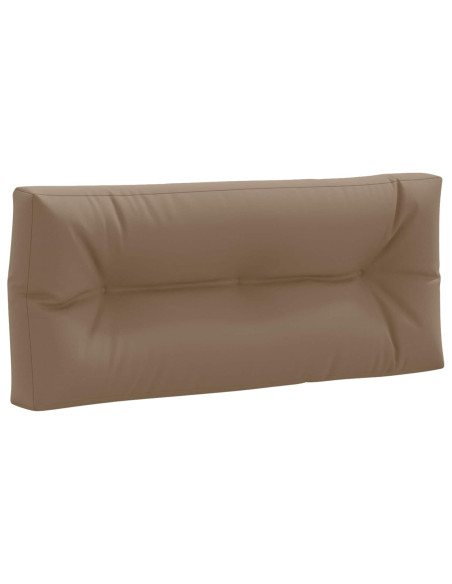 Cuscino per schienale di pallet VIANEN 100% Poliestere Tortora