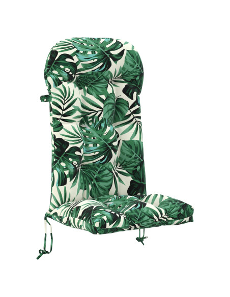 Cuscino per Lounger Sole PUTTEN 100% Poliestere Motivo a Foglie