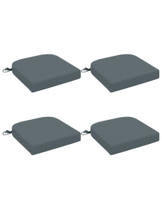 Cuscini per sedile a 4 pezzi SOEST 4 pcs 100% Poliestere Blu