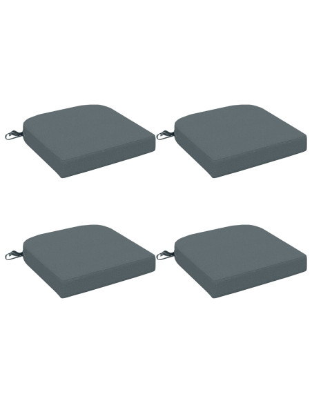 Cuscini per sedile a 4 pezzi SOEST 4 pcs 100% Poliestere Blu
