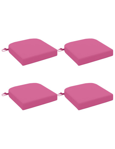 Cuscini per sedile a 4 pezzi SOEST 4 pcs 100% Poliestere Rosa