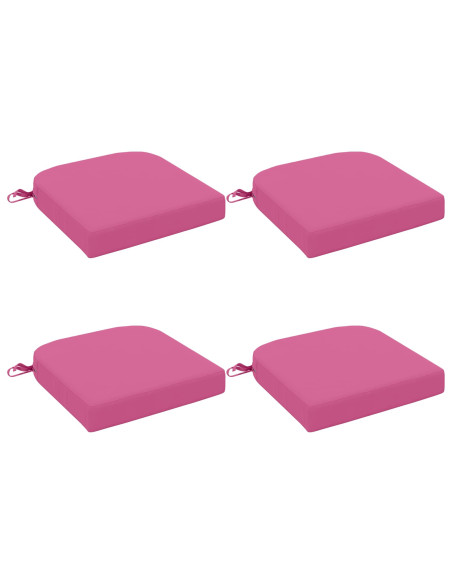 Cuscini per sedile a 4 pezzi SOEST 4 pcs 100% Poliestere Rosa