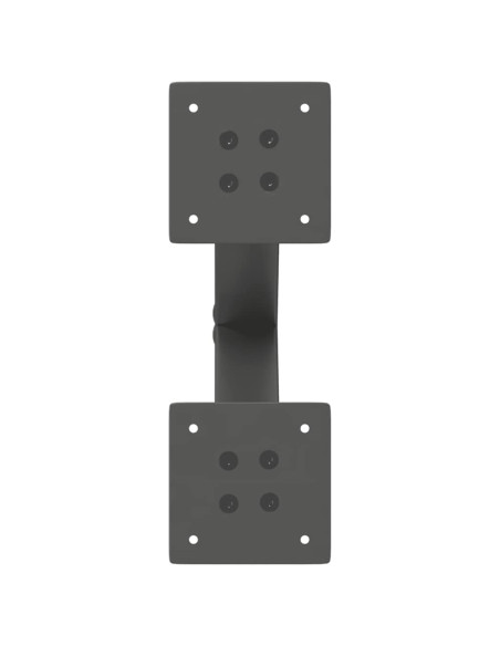 Gambe per Tavolino da Caffè a Forma di X 2 pz Antracite 30x(30-31) cm Acciaio