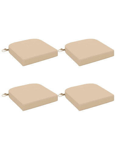 Cuscini per sedile a 4 pezzi SOEST 4 pcs 100% Poliestere Crema