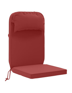 Cuscino per Lounger Sole 100% Poliestere Rosso Vino