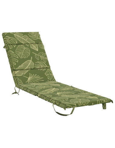Cuscino per Lettino GEMERT 100% Poliestere Design a foglia