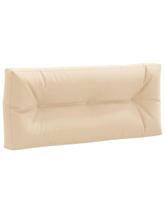 Cuscino per schienale di pallet VIANEN 100% Poliestere Crema