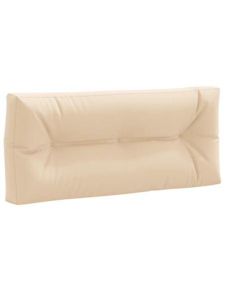 Cuscino per schienale di pallet VIANEN 100% Poliestere Crema
