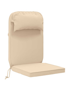 Cuscino per Lounger Sole 100% Poliestere Crema 55 x 124 x 5 cm