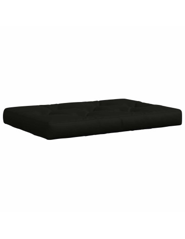 Cuscino per Pallet VIANEN 100% Poliestere Nero 120 x 60 x 12 cm