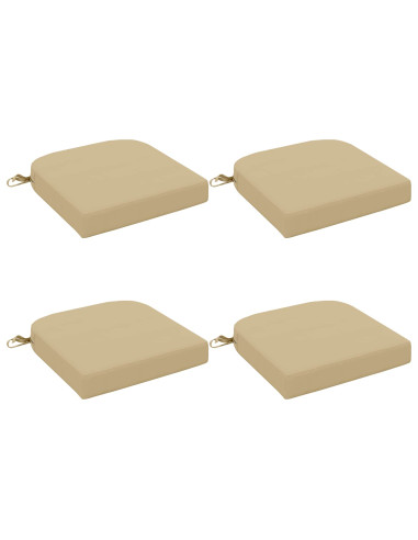 Cuscini per sedile a 4 pezzi SOEST 4 pcs 100% Poliestere Beige
