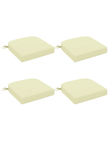 Cuscini per sedile a 4 pezzi SOEST 4 pcs 100% Poliestere Crema