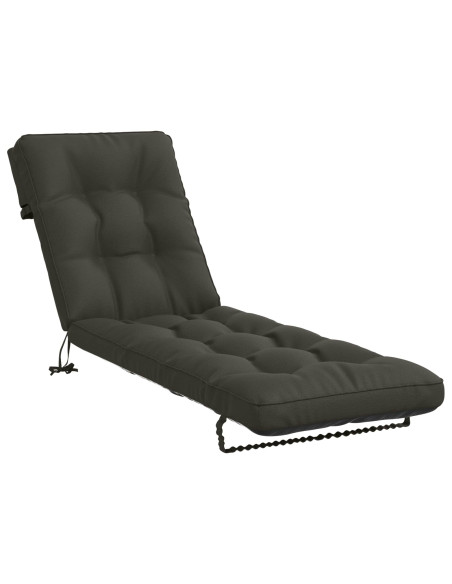 Cuscino per Lettino VIANEN 100% Poliestere Antracite