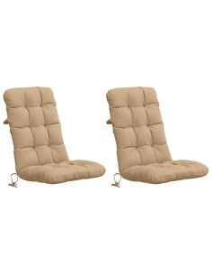 Cuscini per Sedia Alta in 2 Pezzi VIANEN 2 pcs 100% Poliestere