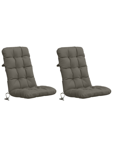 Cuscini per Sedia Alta in 2 Pezzi VIANEN 2 pcs 100% Poliestere