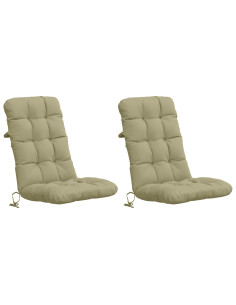 Cuscini per Sedia Alta in 2 Pezzi VIANEN 2 pcs 100% Poliestere