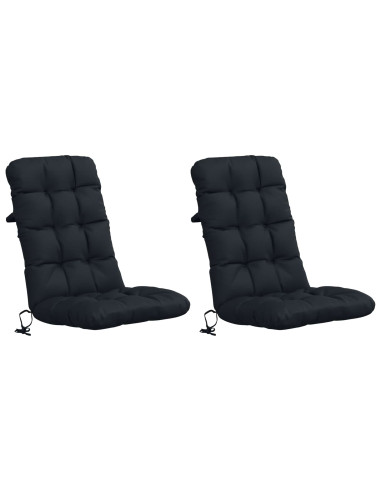 Cuscini per Sedia Alta in 2 Pezzi VIANEN 2 pz 100% Poliestere